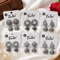 Silver Plated Earrings ( Combo Of 6)