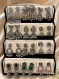 Trendy 12 Pair Earrings Box for Women | Stylish Artificial Earrings Combo Set
