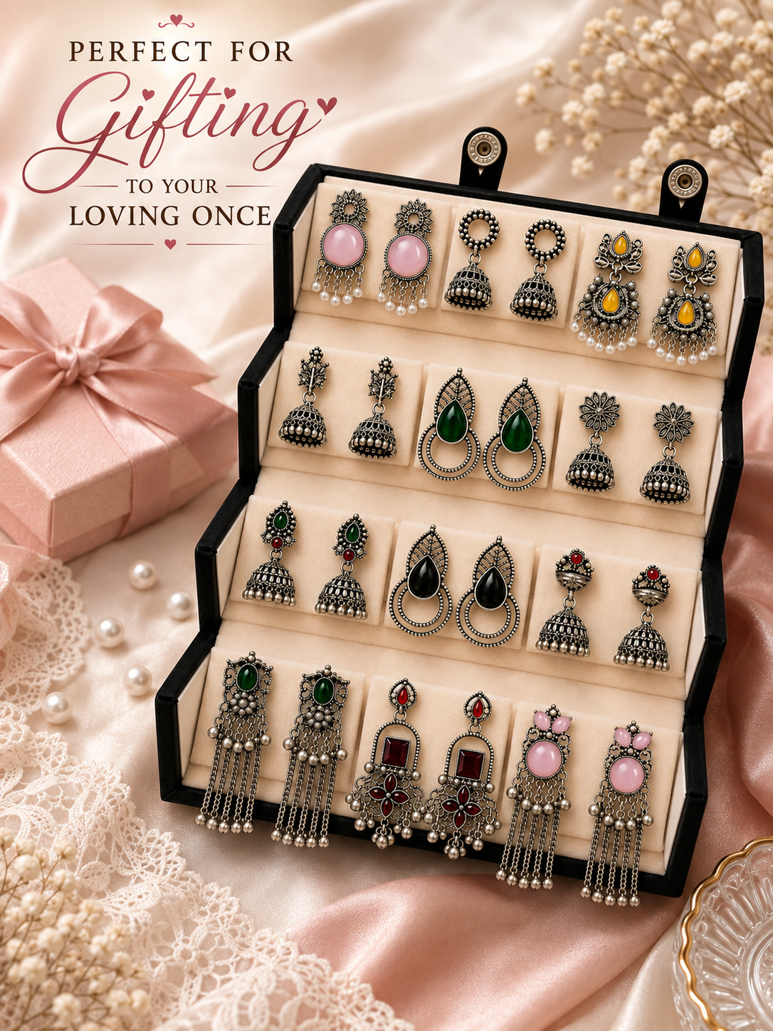 Earrings for Women & Girls | Designer Jhumki Earrings | Ethnic Party Wear Jewellery for Women