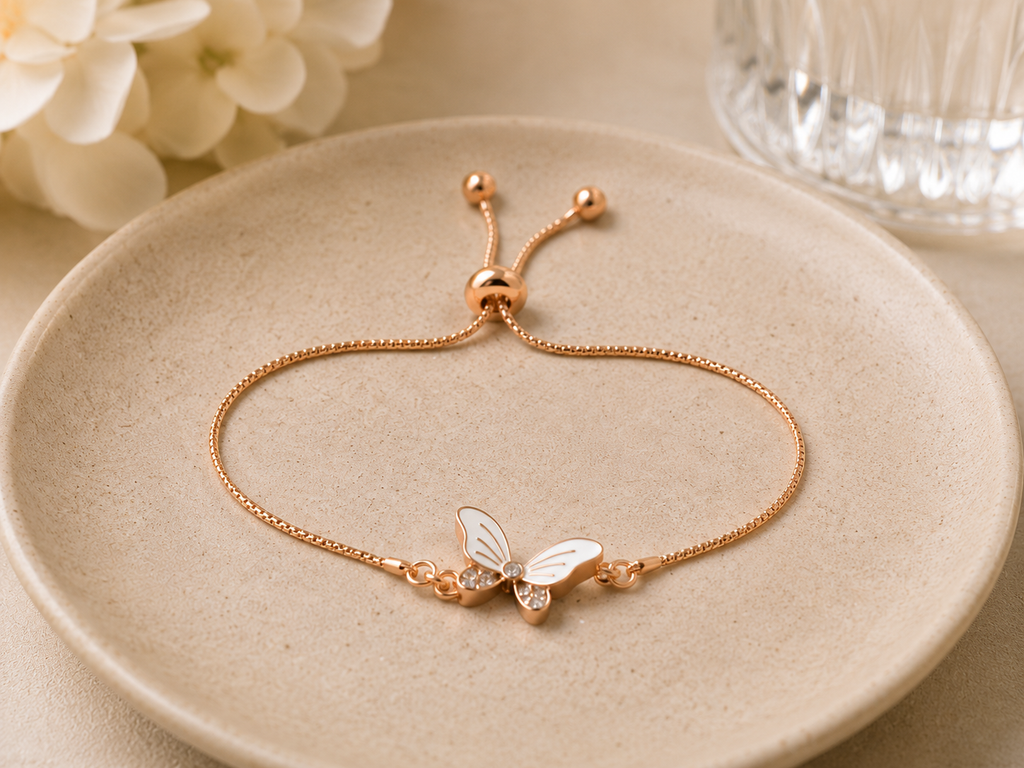 Infinity Hubs Beautiful Pearl Butterfly Bracelet Bangles For Women And Girls Best Gift for Festival
