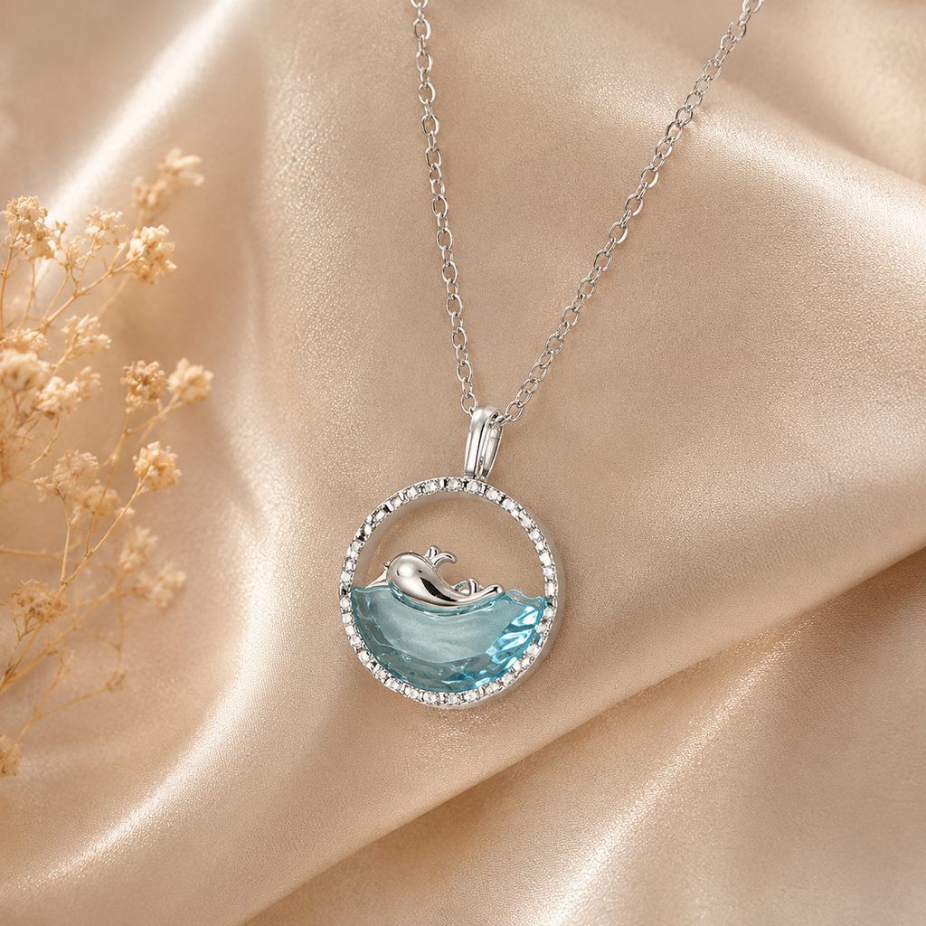 premium dolphin Pendant Chain
