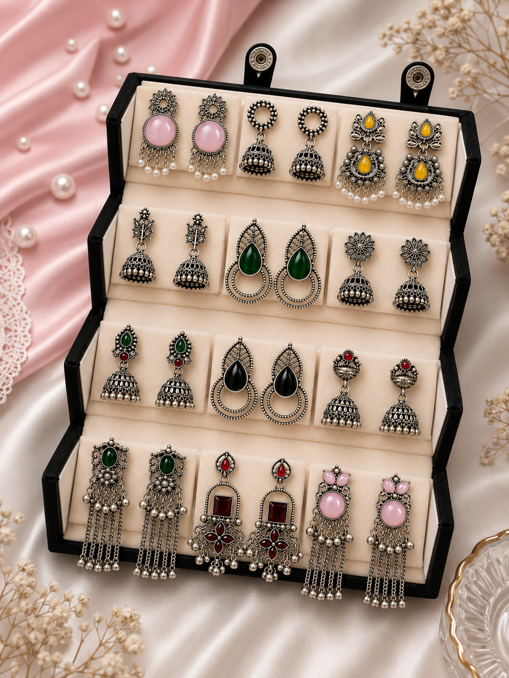 Earrings for Women & Girls | Designer Jhumki Earrings | Ethnic Party Wear Jewellery for Women