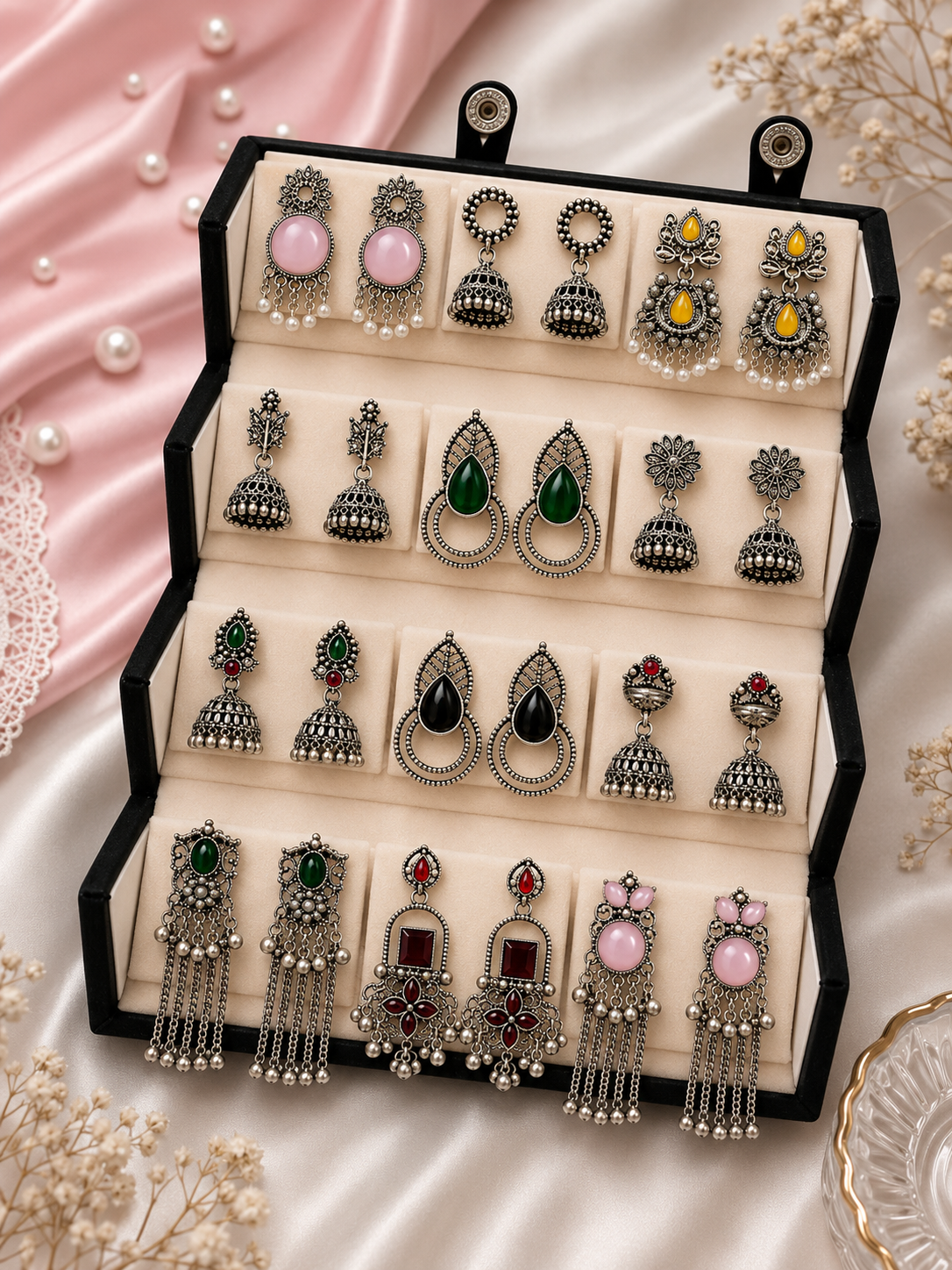 Earrings for Women & Girls | Designer Jhumki Earrings | Ethnic Party Wear Jewellery for Women