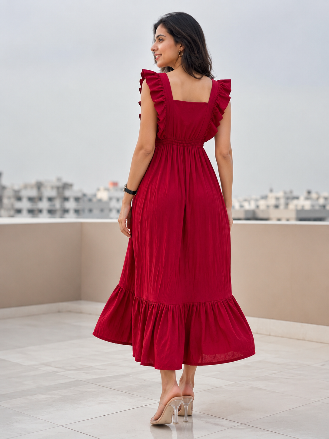 Trending Maroon Dress For Women's