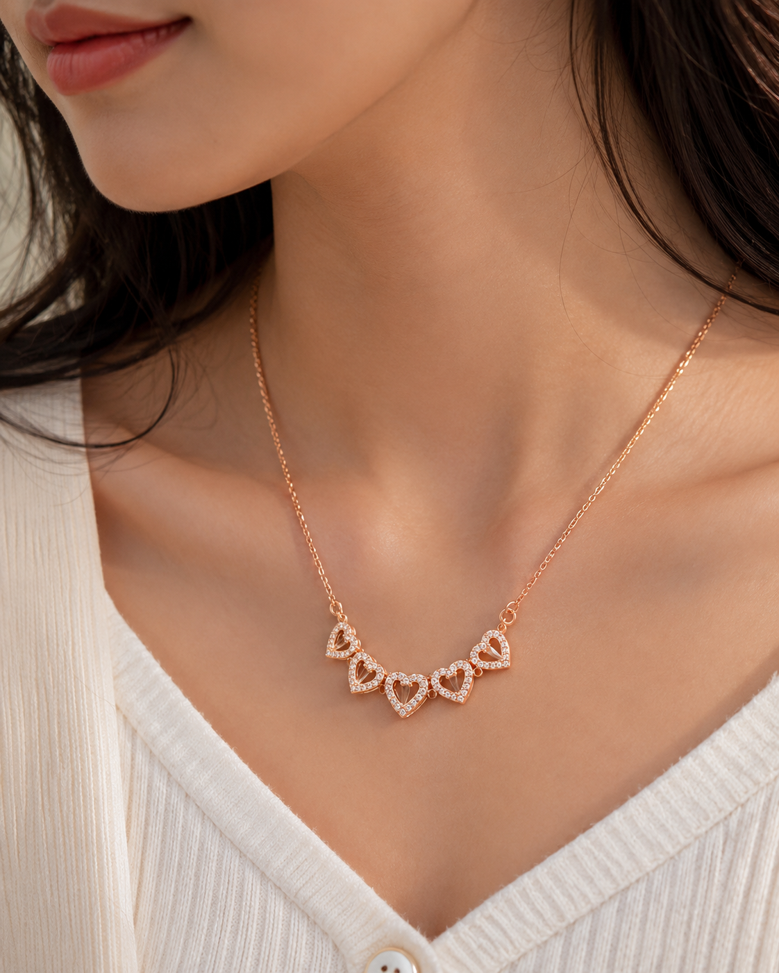 Women New Fashion Jewellery Multi-style Magnatic Necklace Opening And Closing Four Leaf Clover Pendant Necklace For Women