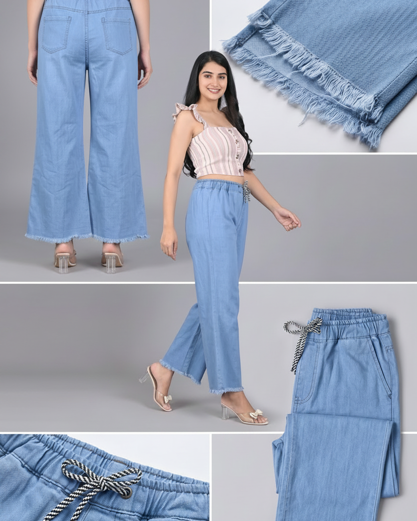 WOMEN JEANS WOMEN PLAZZO WOMEN TROUSER