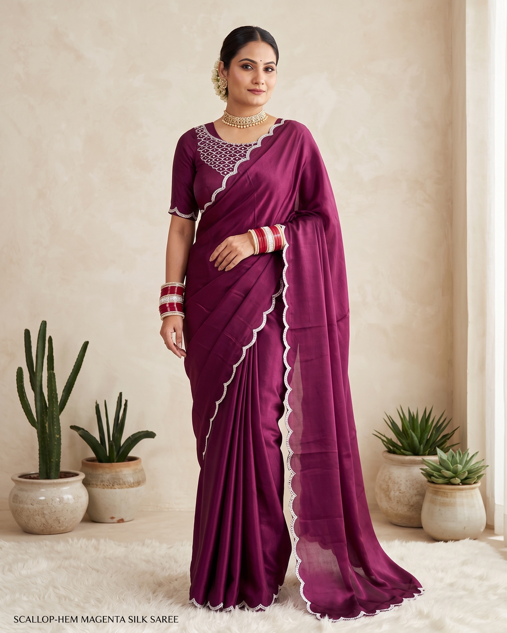 premium Fancy Trending Purple Sarees