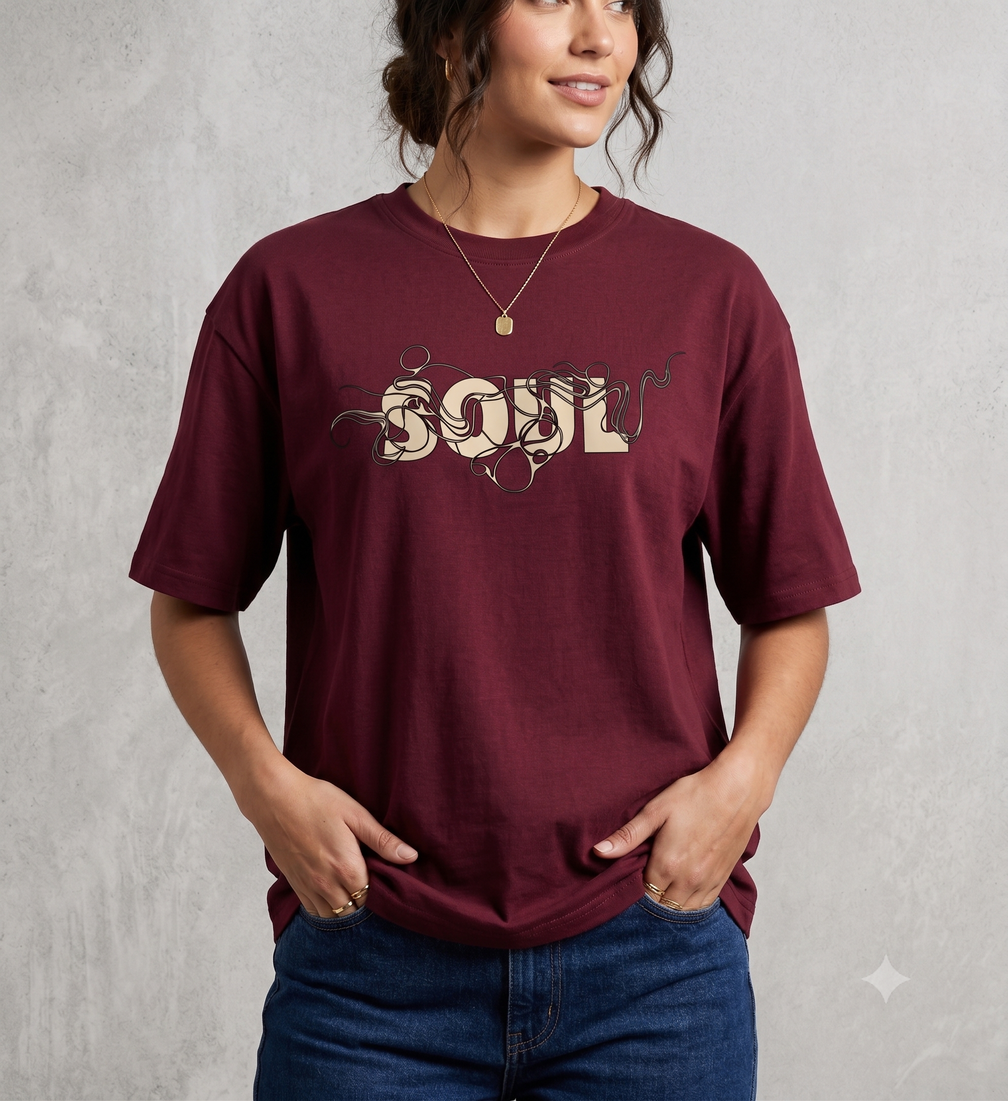 Oversized cotton t-shirt for men and women
