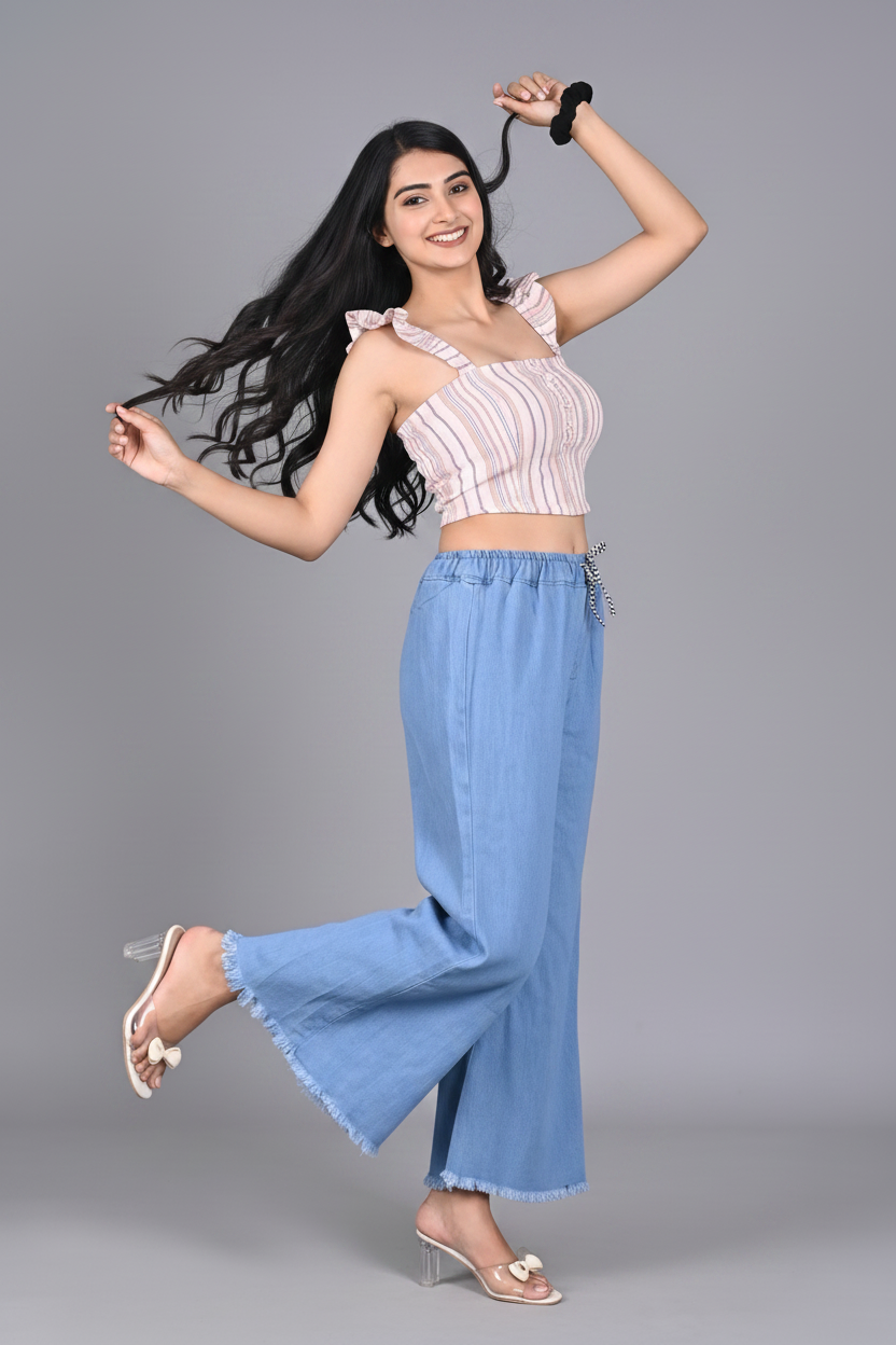 WOMEN JEANS WOMEN PLAZZO WOMEN TROUSER