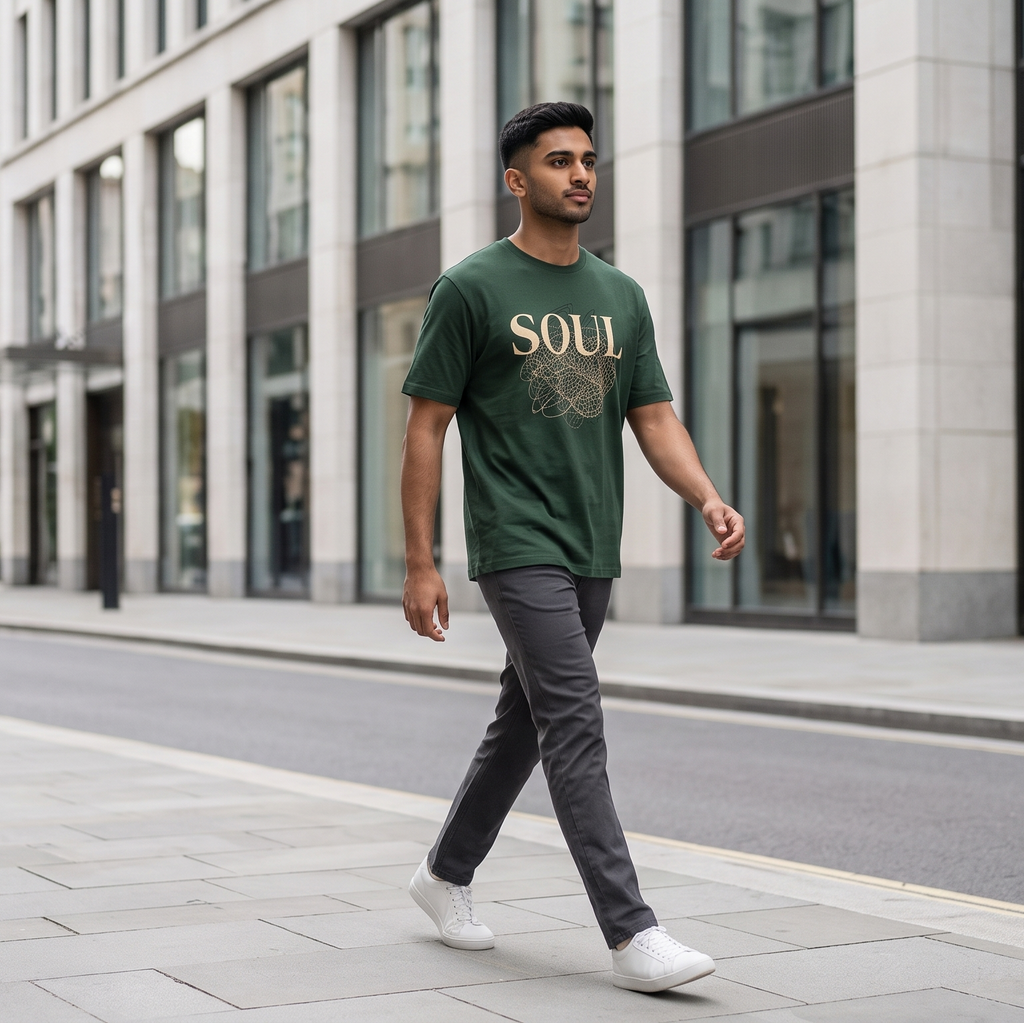 Oversized cotton t-shirt for men and women