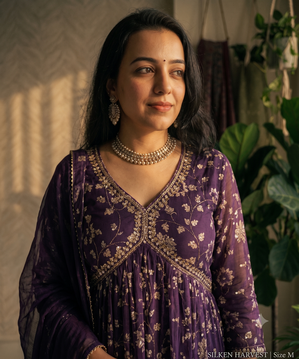 Womens Beautiful Rayon Aliya Cut Embroidered Kurti With Pant and Dupatta Set