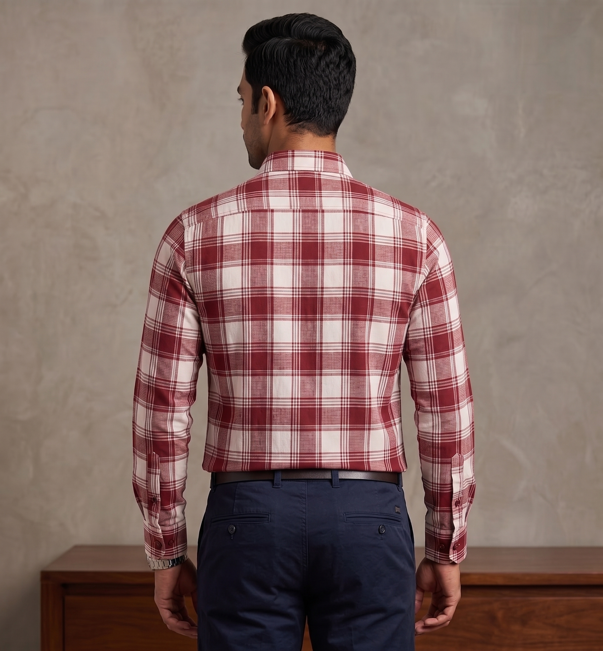 Men Checks Shirt