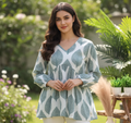 premium leaf short kurti