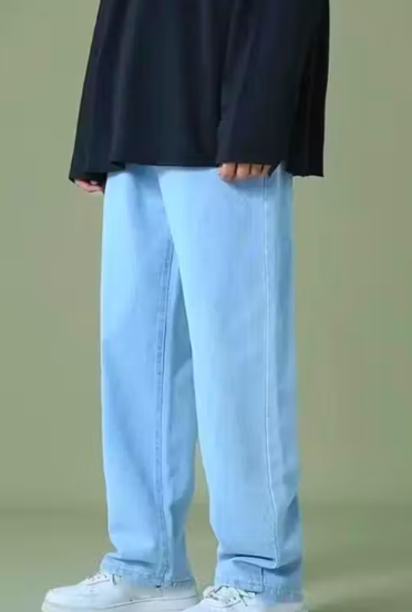 Light Blue Straight Fit Jeans
