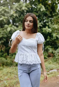 Woman's Trendy And Stylish Lace Top