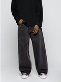stylish black baggy jeans for mens