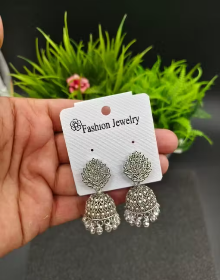 premium Silver Plated Earrings ( Combo Of 4)