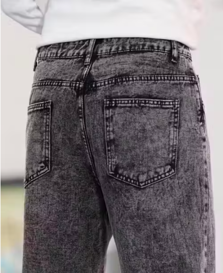 premium Grey Straight Fit Jeans For Men And Boys
