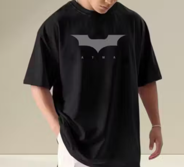 men's oversized t-shirt black