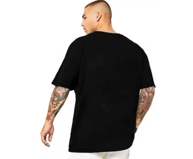 men's oversized t-shirt black