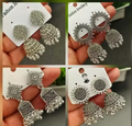 premium Silver Plated Earrings ( Combo Of 4)
