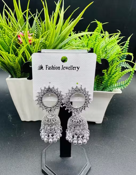 premium Silver Plated Earrings ( Combo Of 4)