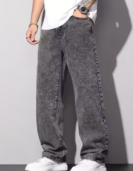 grey baggy jeans for mens