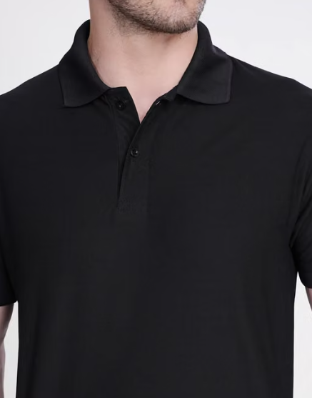 Flora Shine Latest Trendy Men Onion Pink Half Sleeve PolyCotton Polo T-Shirt For Men